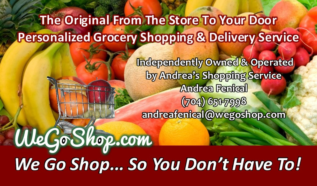 This WeGoShop location is independently owned & operated by Andreas Shopping Service and provides personalized grocery shopping and delivery from your favorite local grocery store in Cornelius, Davidson, Denver, Huntersville, and Mooresville, North Carolina.